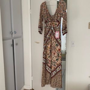 Farm rio cutout maxi dress